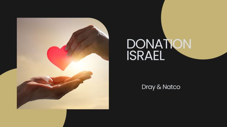 Donation en Israël